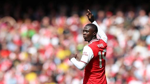 Arsenal's Nicolas Pepe gestures (Action Images via Reuters) Arsenal's Nicolas Pepe gestures (Action Images via Reuters)