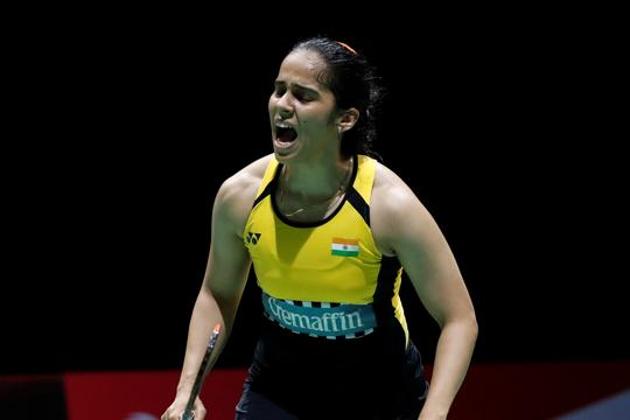 File photo of Saina Nehwal in action.(REUTERS)