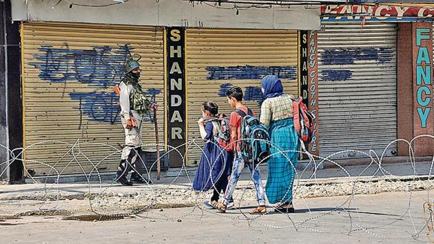 Restrictions were reimposed in Srinagar and other parts of Kashmir valley on Friday after authorities feared large-scale protests after Friday prayers and rumours swirled about a big march to the office of UN Military Observers Group in India and Pakistan (UNMOGIP).