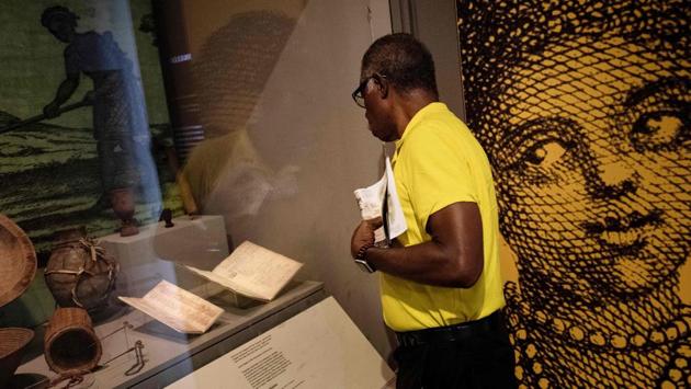 Nearly a third of the 350 slaves died before the Atlantic crossing was complete because of the dire conditions on board the vessel. And before reaching Veracruz, two privateer ships attacked the Portuguese vessel and snatched about 60 Africans, according to James Horn, president of the Jamestown Rediscovery Foundation in charge of the dig. (Brendan Smialowski / AFP) 