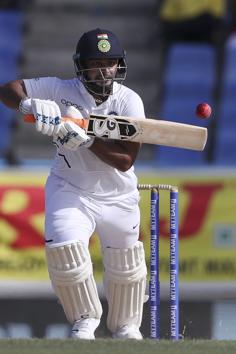 India's Rishabh Pant plays a shot against West Indies. (AP) India's Rishabh Pant plays a shot against West Indies. (AP)