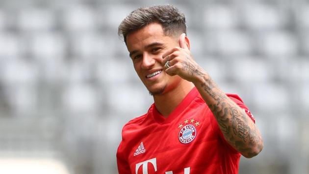 Soccer Football - Bayern Munich unveil Philippe Coutinho - Allianz Arena, Munich, Germany - August 19, 2019 Bayern Munich's Philippe Coutinho poses during the presentation REUTERS/Michael Dalder(REUTERS)