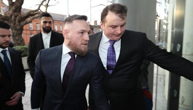 Conor McGregor arrives at Dublin District Court.(PA Images via Getty Images)