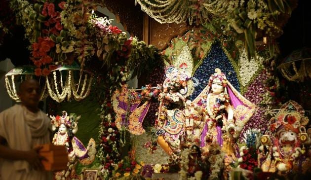 Krishna Janmashtami will be celebrated across India with fun and fervour.(Burhaan Kinu / Hindustan Times)