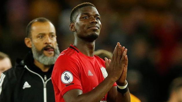 Manchester United's Paul Pogba gestures to fans (REUTERS) Manchester United's Paul Pogba gestures to fans (REUTERS)