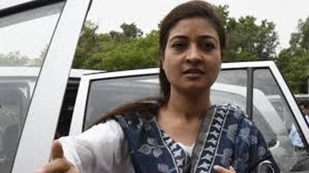 Lamba has been at loggerheads with the party and has said on multiple occasions that she will contest the next assembly polls in Delhi as an independent candidate. (HT FILE) Lamba has been at loggerheads with the party and has said on multiple occasions that she will contest the next assembly polls in Delhi as an independent candidate. (HT FILE)