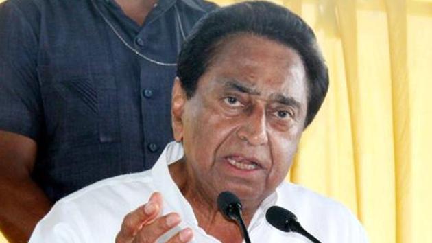 Madhya Pradesh chief minister Kamal Nath on Friday said farm loans of one loan account of up to <span class='webrupee'>₹</span>2 lakh would be waived but farmers’ associations termed this a change in his government’s stand and threatened to launch an agitation.(ANI Photo)
