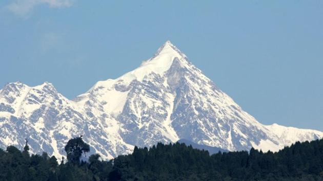 A view of the Kanchenjunga mountain.(Reuters)