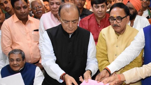 In July 2018, when Jaitley was the finance minister, his ministry had cleared a proposal by Rae Bareli’s Indian Telephone Industry on increasing retirement age. (HT photo) In July 2018, when Jaitley was the finance minister, his ministry had cleared a proposal by Rae Bareli’s Indian Telephone Industry on increasing retirement age. (HT photo)