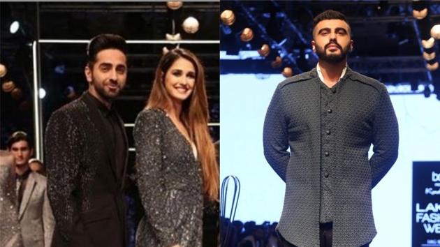 Bollywood stars walk the ramp at the ongoing Lakme Fashion Week 2019.