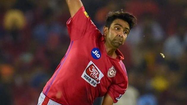 Kings XI Punjab's R Ashwin in action during the Indian Premier League 2019(PTI)