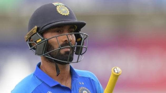 A file photo of Dinesh Karthik.(AFP) A file photo of Dinesh Karthik.(AFP)