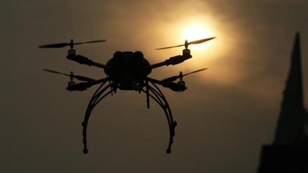 Odisha Police will use drone cameras for next 2-3 months to observe the traffic in Bhubaneswar and pin down violators,(HT PHOTO)