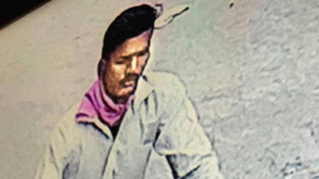 CCTV camera footage of Pawan Kumar that led to his arrest. (Sourced) CCTV camera footage of Pawan Kumar that led to his arrest. (Sourced)