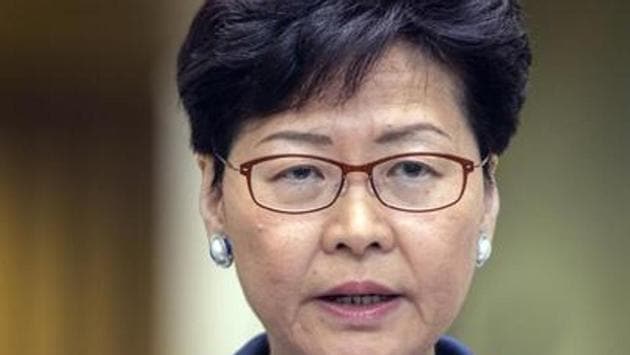 Hong Kong leader Carrie Lam, announced last week that she is creating a platform for dialogue and said that it would include protesters.(Bloomberg Photo)