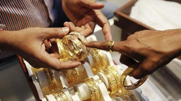 Gold touched its all-time high mark of Rs 39,670 on Monday. (Reuters photo) Gold touched its all-time high mark of Rs 39,670 on Monday. (Reuters photo)