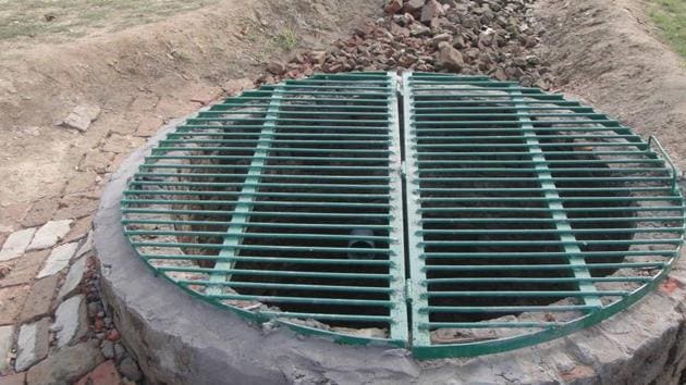 Researchers at Punjab Agricultural University (PAU), have initiated a project wherein they have revived seven such wells and are using them for groundwater recharge.(HT Photo)