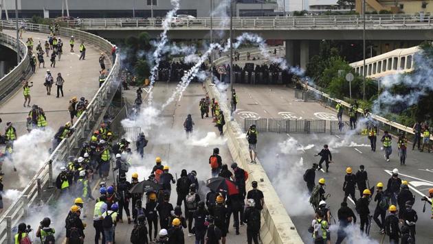 The pro democracy protests in Hong Kong have been going on since June and shows no signs of abating. (AP photo) The pro democracy protests in Hong Kong have been going on since June and shows no signs of abating. (AP photo)