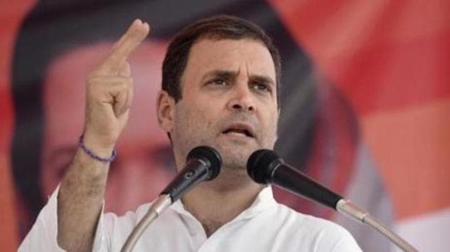 Congress leader Rahul Gandhi hit out at Centre over borrowing <span class='webrupee'>?</span>1.76 lakh crore from the Reserve Bank of India(PTI)