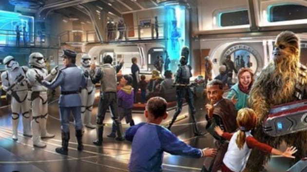 Visitors staying at the Star Wars hotel will get to visit the new land, “Star Wars: Galaxy’s Edge.(disneydocedisney/Instagram)
