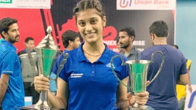 A file photo of badminton player Tanisha Crasto. (HT Photo) A file photo of badminton player Tanisha Crasto. (HT Photo)