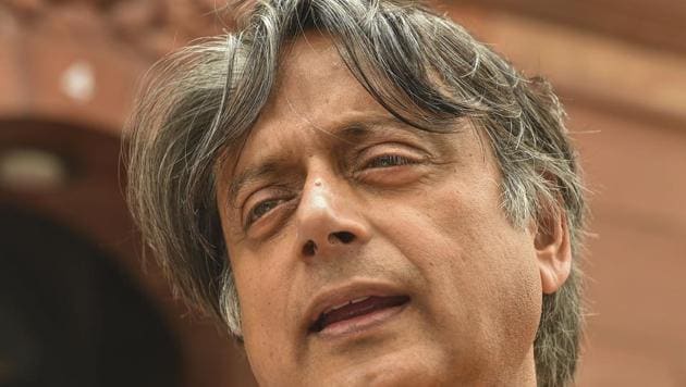 Shashi Tharoor had been under fire from the Congress in Kerala for endorsing another Congress leader Jairam Ramesh’s comment that Prime Minister Narendra Modi need not be demonised all the time.(PTI)