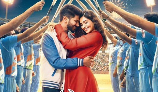 The Zoya Factor trailer: Sonam Kapoor and Dulquer Salmaan on the poster of The Zoya Factor.