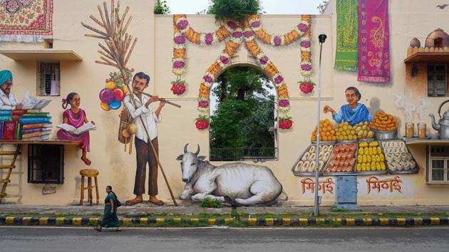 The changing face of Lodhi District; murals supported by Asian Paints.(Asian Paints)