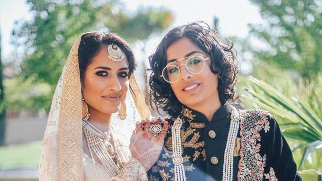 Indo-Pak same sex couple look breathtaking in fairy tale wedding