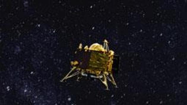 Chandrayaan-2, a three-module spacecraft comprising an orbiter, lander and rover, which was launched on July 22, will land on the moon on September 7 (Representative Photo/ISRO) Chandrayaan-2, a three-module spacecraft comprising an orbiter, lander and rover, which was launched on July 22, will land on the moon on September 7 (Representative Photo/ISRO)