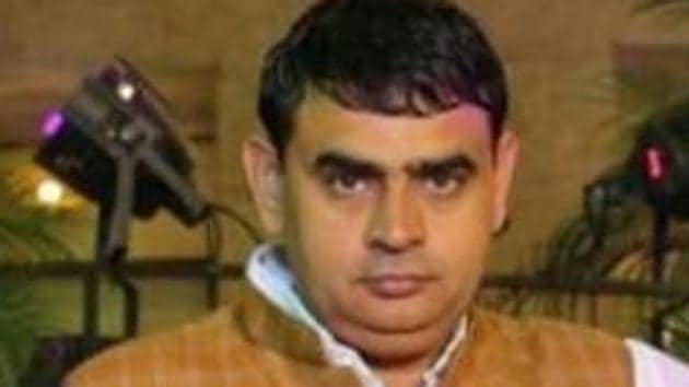 Ravinder Kumar, the Samalkha MLA, recently joined the BJP. (HT Photo) Ravinder Kumar, the Samalkha MLA, recently joined the BJP. (HT Photo)
