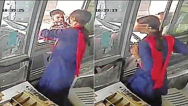 According to the police, the incident took place on Thursday around 10.45am when the suspect entered lane number 11 of the toll plaza in his car. (Screengrab) According to the police, the incident took place on Thursday around 10.45am when the suspect entered lane number 11 of the toll plaza in his car. (Screengrab)