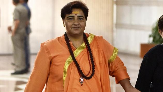 Bhopal MP Pragya Thakur is known for making controversial statements. (HT Photo) Bhopal MP Pragya Thakur is known for making controversial statements. (HT Photo)
