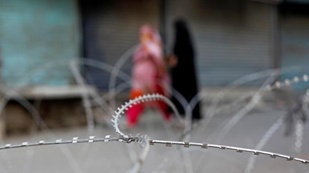 Fresh restrictions were imposed in the city and other parts of the Kashmir Valley as a preventive measure ahead of Friday congregational prayers(REUTERS)