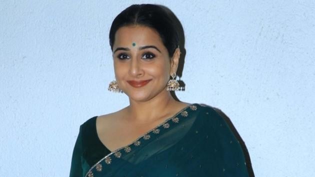 Vidya Balan during a programme at Dadar in Mumbai.(IANS)