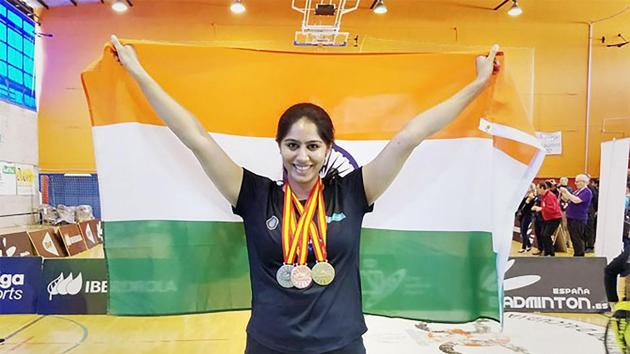 File photo of Para-badminton player Manasi Joshi. (PTI) File photo of Para-badminton player Manasi Joshi. (PTI)