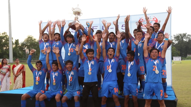 India lift SAFF U-15 title.(India Football/Twitter)