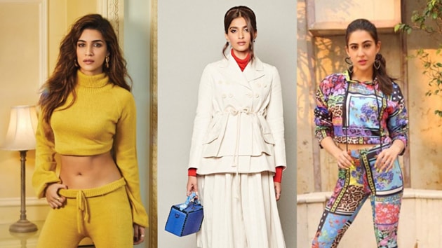 Hoping to revamp your wardrobe? Here are some of the coolest co-ord sets that our favourite Bollywood celebs have been flaunting, take cue and spice up your wardrobe too!(Instagram/ Kriti Sanon, Sonam Kapoor , Sarah Ali Khan)