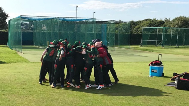 Bangladesh Women’s Cricket Team at the T20 World Cup qualifier.(@BCBtigers)