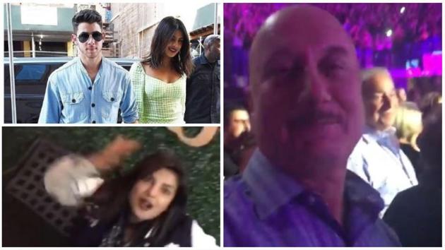 Priyanka Chopra invited Anupam Kher to a Jonas Brothers concert.