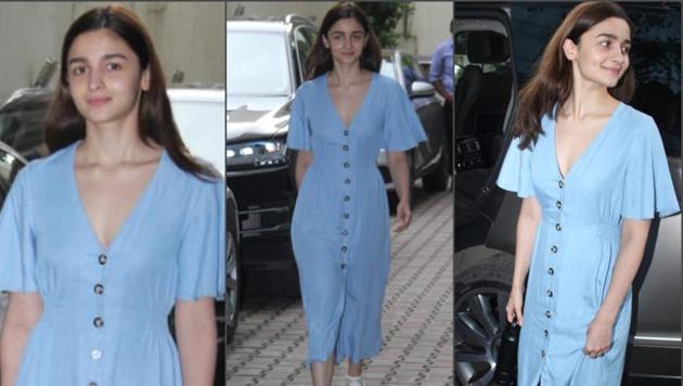 Alia Bhatt’s stylish denim maxi look is actually quite affordable. Here ...