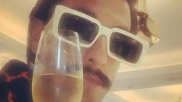 Ranveer Singh raises a toast as he announced schedule wrap for Kabir Khan’s 83. Ranveer Singh raises a toast as he announced schedule wrap for Kabir Khan’s 83.