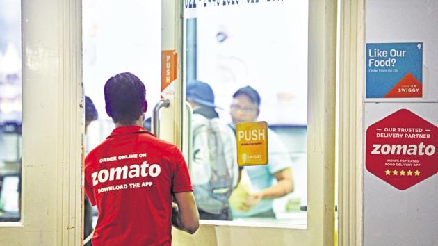 Zomato confirmed the development and added that it will be rolling out the programme across cities.(Satyabrata Tripathy/HT Photo)