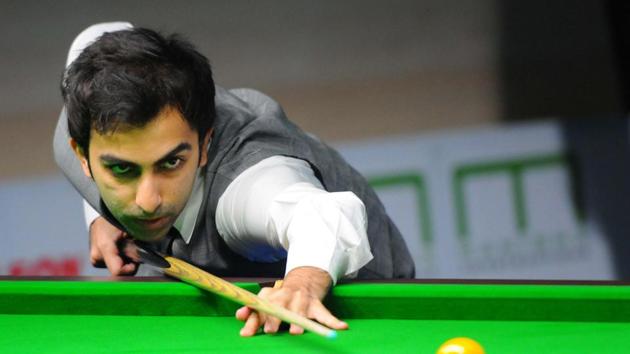 File photo of Pankaj Advani.(Keshav Singh/HT)