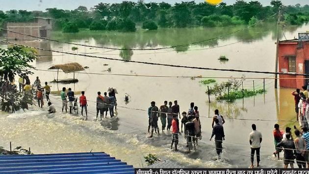 The decision of the state government has given relief to thousands of students from flood-affected areas.(HT/PHOTO) The decision of the state government has given relief to thousands of students from flood-affected areas.(HT/PHOTO)