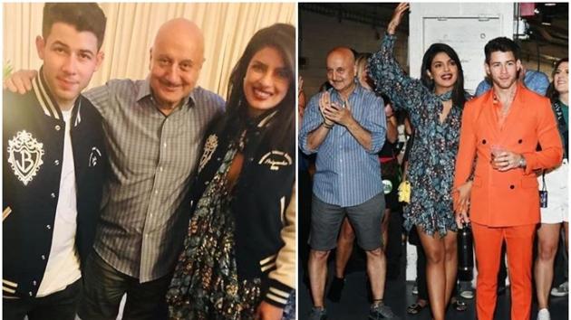 Anupam Kher was seen enjoying at Jonas Brothers’ concert in New York.(Instagram)