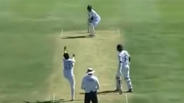 Jasprit Bumrah claimed a hat-trick on Day 2 of the second India vs West Indies Test match(Screen grab)