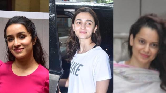 Kangana Ranaut, Alia Bhatt and Shraddha Kapoor were spotted around Mumbai. (Varinder Chawla) Kangana Ranaut, Alia Bhatt and Shraddha Kapoor were spotted around Mumbai. (Varinder Chawla)