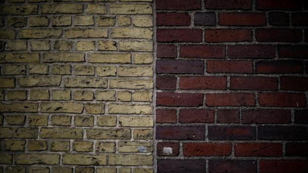 A brick wall, part of the original Fraunces Tavern, is seen in the Financial District of Lower Manhattan in New York. Built by the De Lancey family in 1719 using enslaved labour, the property has been a private residence, hotel, and one of the most important taverns of the Revolutionary War.  (Carlos Barria / REUTERS) 