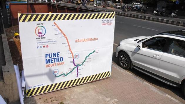 Residents of Kalyaninagar, on Saturday, alleged that the Maharashtra Metro Rail Corporation Limited (Maha-Metro) has violated the environment norms.(Sanket Wankhade/HT File Photo) Residents of Kalyaninagar, on Saturday, alleged that the Maharashtra Metro Rail Corporation Limited (Maha-Metro) has violated the environment norms.(Sanket Wankhade/HT File Photo)